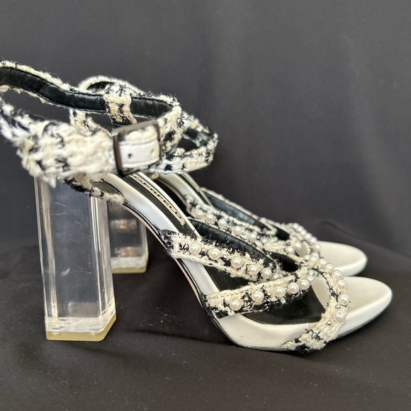 Karl Lagerfeld Lara Pearl accented high heel sandals - Picture 3 of 7